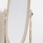 Miroir cheval traditionnel en bois de style Copper Grove Monks Hood de Roundhill Furniture