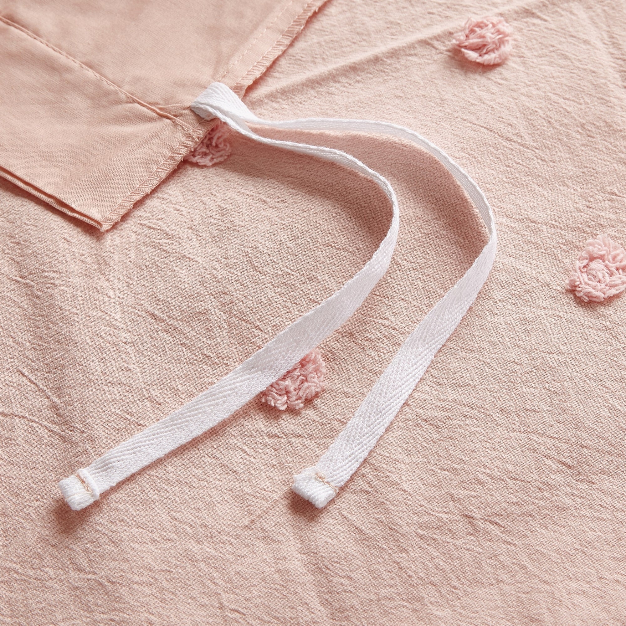 Parure de lit en jacquard de coton et maïs au design intelligent avec taies d'oreiller et coussins décoratifs