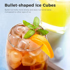 Machine à glaçons portable de comptoir avec autonettoyage, 9 glaçons en 6 minutes, livrée avec panier à glaçons et pelle à glaçons