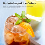 Machine à glaçons portable de comptoir avec autonettoyage, 9 glaçons en 6 minutes, livrée avec panier à glaçons et pelle à glaçons