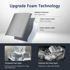 Machine à glaçons portable de comptoir avec autonettoyage, 9 glaçons en 6 minutes, livrée avec panier à glaçons et pelle à glaçons