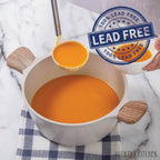 Batterie de cuisine antiadhésive en fonte d'aluminium Country Kitchen - Batterie de cuisine durable pour la cuisine quotidienne, 6 à 11 pièces