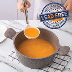 Batterie de cuisine antiadhésive en fonte d'aluminium Country Kitchen - Batterie de cuisine durable pour la cuisine quotidienne, 6 à 11 pièces