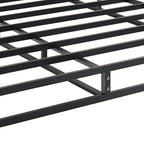 Sommier à ressorts en métal CraftPorch de 5 pouces avec housse en lin gris chaud