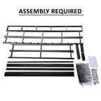 Sommier tapissier en métal et lin rembourré CraftPorch