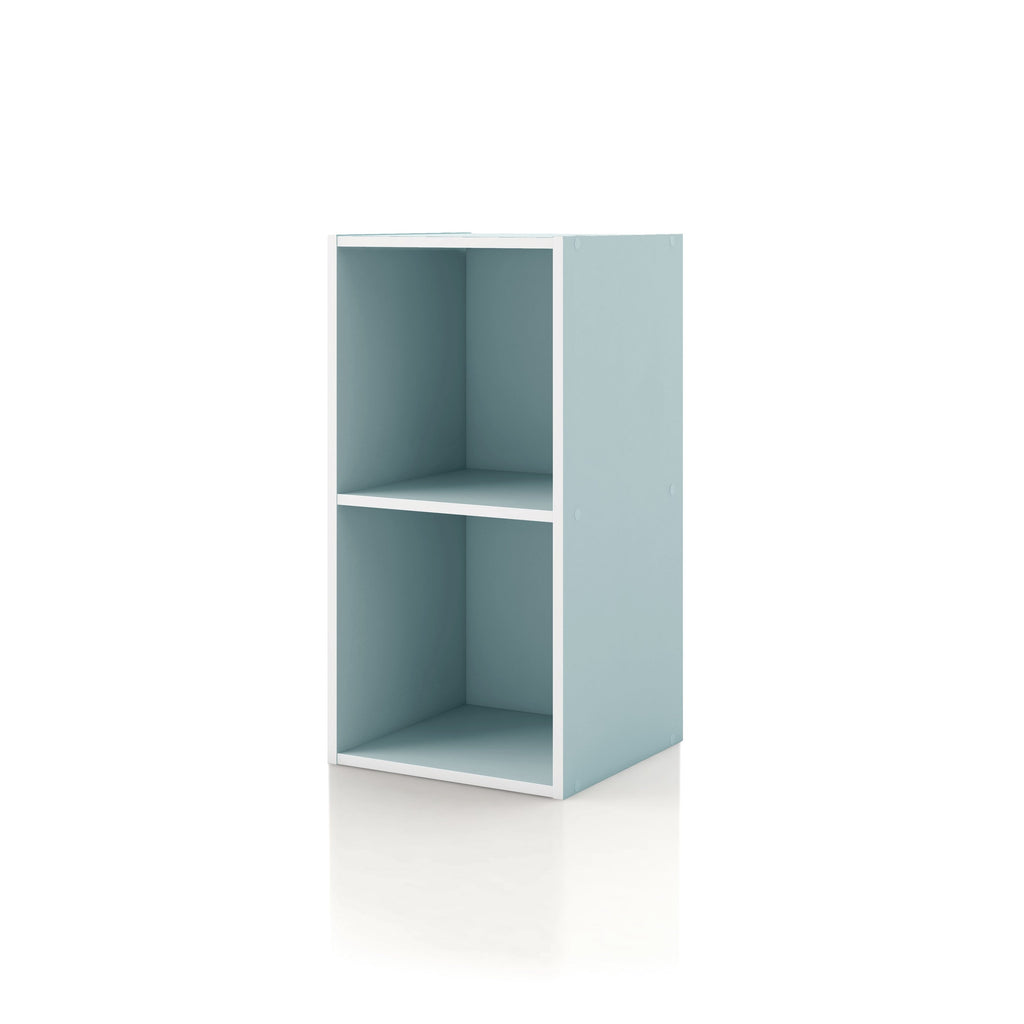 DH BASIC Organisateur de rangement empilable personnalisable en bois moderne - Étagères cubiques, armoire à tiroirs, bibliothèque avec portes par Denhour