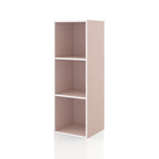 DH BASIC Organisateur de rangement empilable personnalisable en bois moderne - Étagères cubiques, armoire à tiroirs, bibliothèque avec portes par Denhour