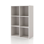 DH BASIC Organisateur de rangement empilable personnalisable en bois moderne - Étagères cubiques, armoire à tiroirs, bibliothèque avec portes par Denhour