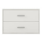 DH BASIC Organisateur de rangement empilable personnalisable en bois moderne - Étagères cubiques, armoire à tiroirs, bibliothèque avec portes par Denhour