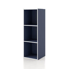 DH BASIC Organisateur de rangement empilable personnalisable en bois moderne - Étagères cubiques, armoire à tiroirs, bibliothèque avec portes par Denhour