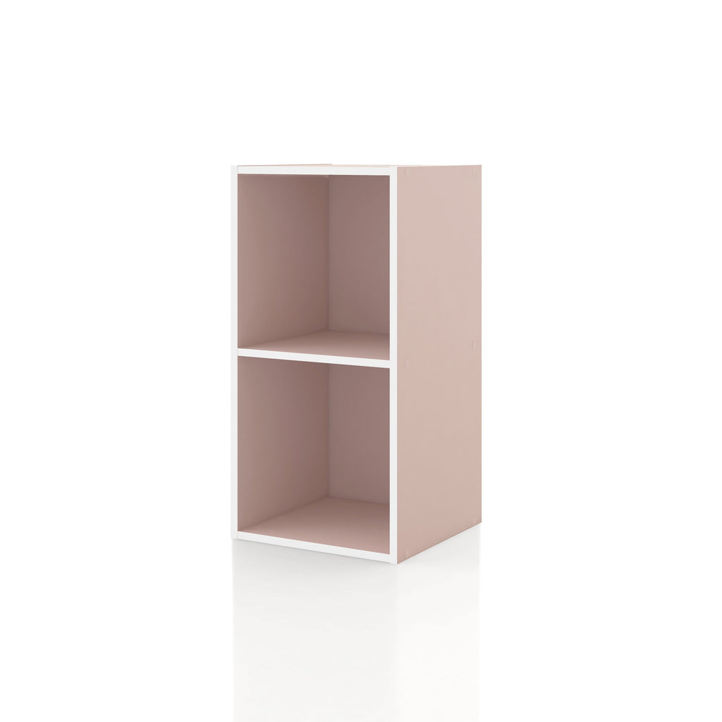 DH BASIC Organisateur de rangement empilable personnalisable en bois moderne - Étagères cubiques, armoire à tiroirs, bibliothèque avec portes par Denhour