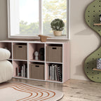 DH BASIC Organisateur de rangement empilable personnalisable en bois moderne - Étagères cubiques, armoire à tiroirs, bibliothèque avec portes par Denhour