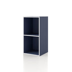 DH BASIC Organisateur de rangement empilable personnalisable en bois moderne - Étagères cubiques, armoire à tiroirs, bibliothèque avec portes par Denhour