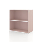 DH BASIC Organisateur de rangement empilable personnalisable en bois moderne - Étagères cubiques, armoire à tiroirs, bibliothèque avec portes par Denhour