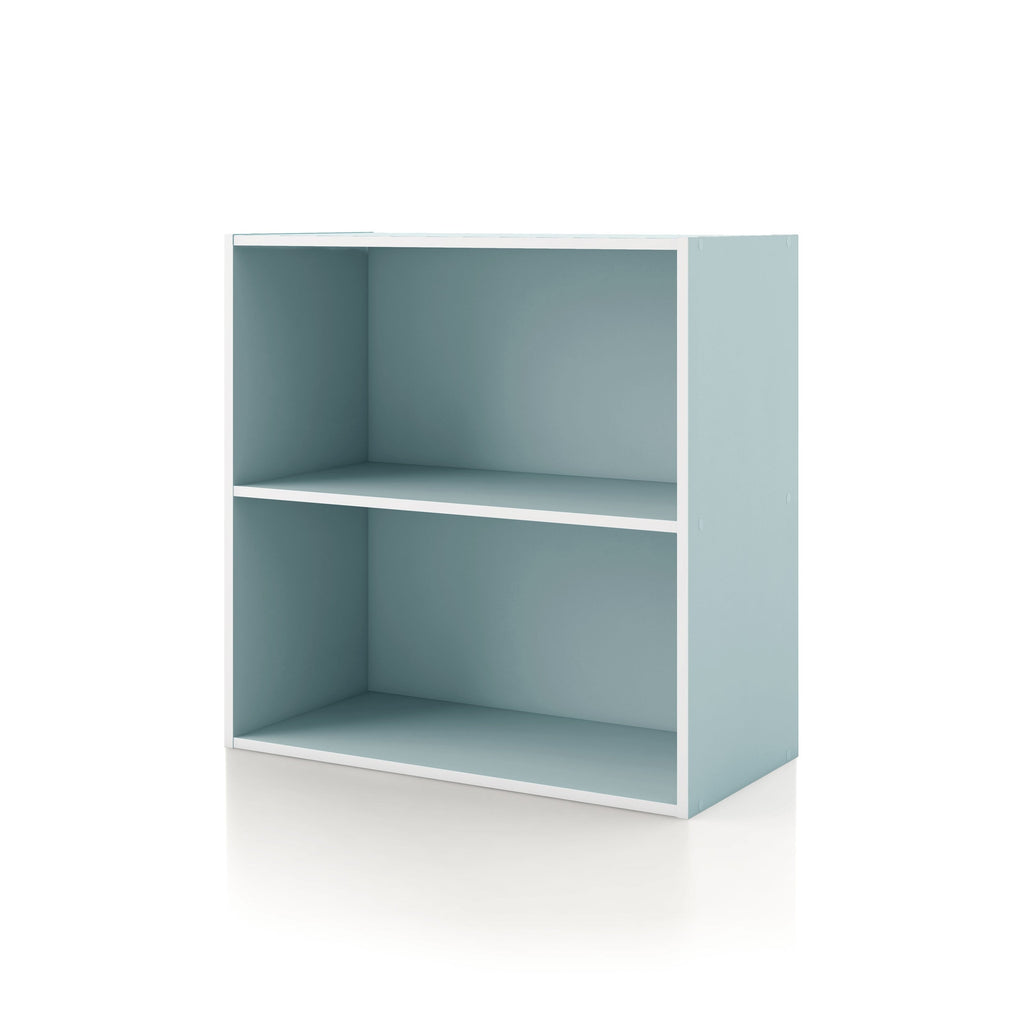 DH BASIC Organisateur de rangement empilable personnalisable en bois moderne - Étagères cubiques, armoire à tiroirs, bibliothèque avec portes par Denhour