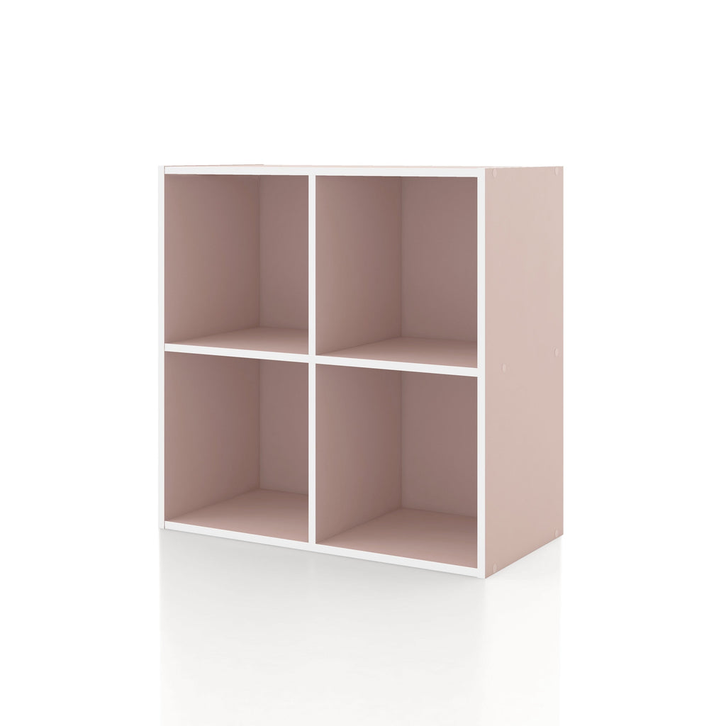 DH BASIC Organisateur de rangement empilable personnalisable en bois moderne - Étagères cubiques, armoire à tiroirs, bibliothèque avec portes par Denhour