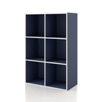 DH BASIC Organisateur de rangement empilable personnalisable en bois moderne - Étagères cubiques, armoire à tiroirs, bibliothèque avec portes par Denhour