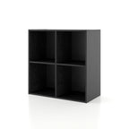 DH BASIC Organisateur de rangement empilable personnalisable en bois moderne - Étagères cubiques, armoire à tiroirs, bibliothèque avec portes par Denhour