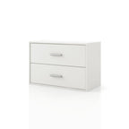 DH BASIC Organisateur de rangement empilable personnalisable en bois moderne - Étagères cubiques, armoire à tiroirs, bibliothèque avec portes par Denhour