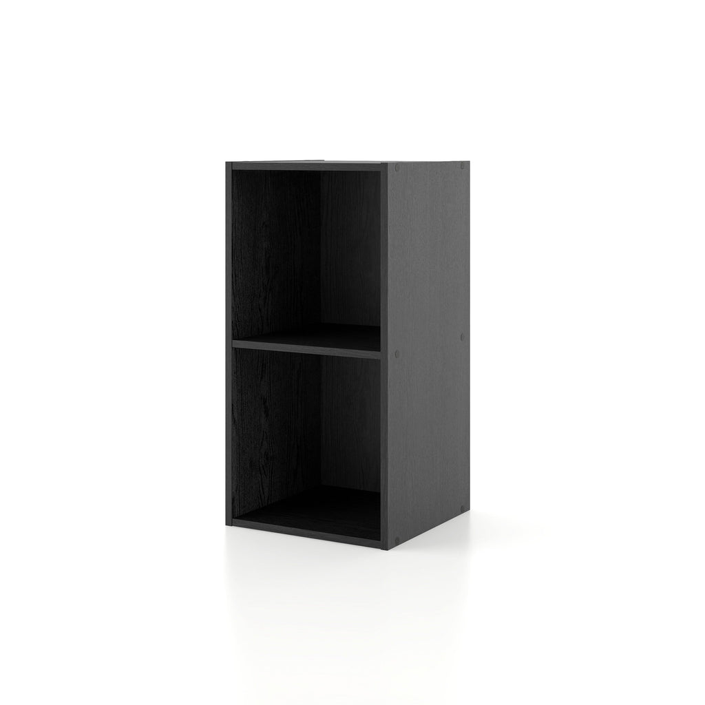 DH BASIC Organisateur de rangement empilable personnalisable en bois moderne - Étagères cubiques, armoire à tiroirs, bibliothèque avec portes par Denhour