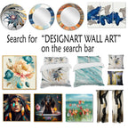 Designart Spirale de plumes blanches et bleues II Art mural géométrique abstrait Bleu - Toile tendue moderne pour décoration de couloir