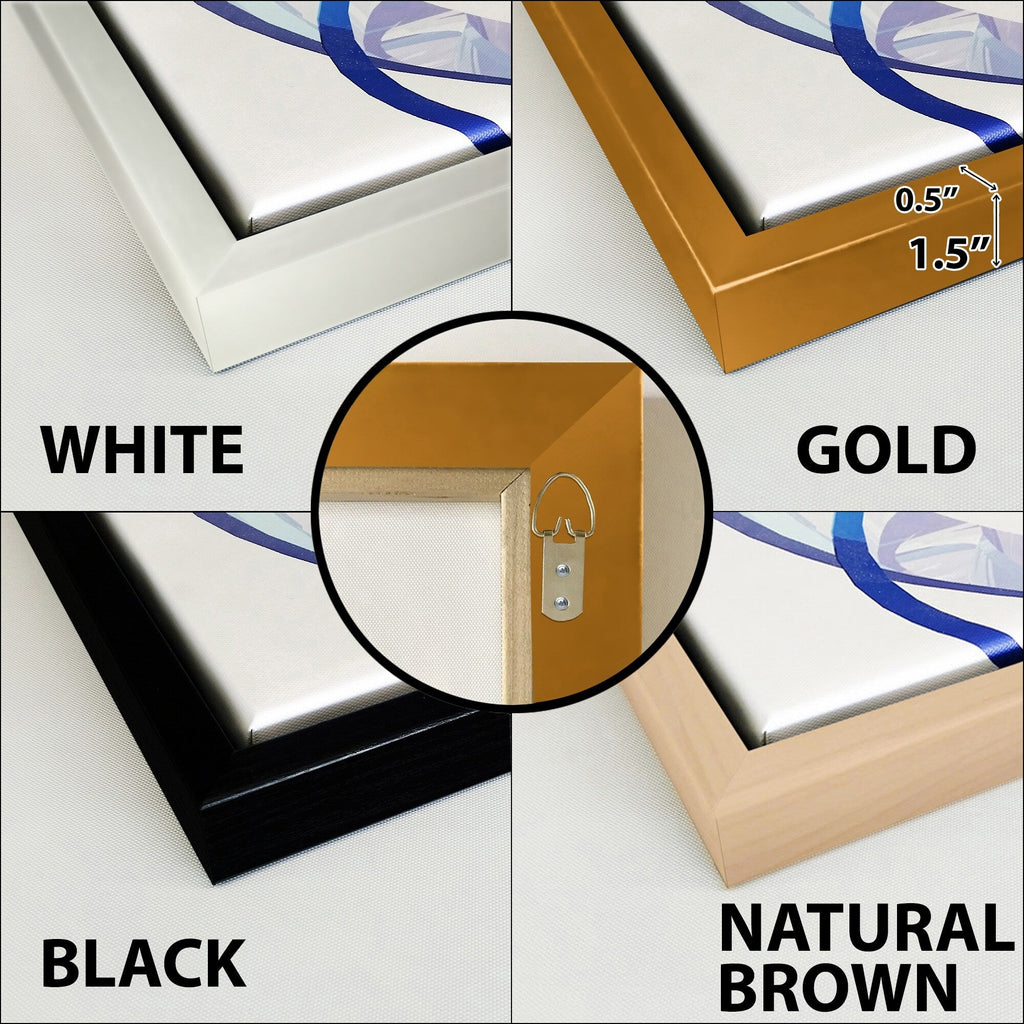 Orchidée blanche Designart, jardin de branches IV, décoration murale encadrée pour salon