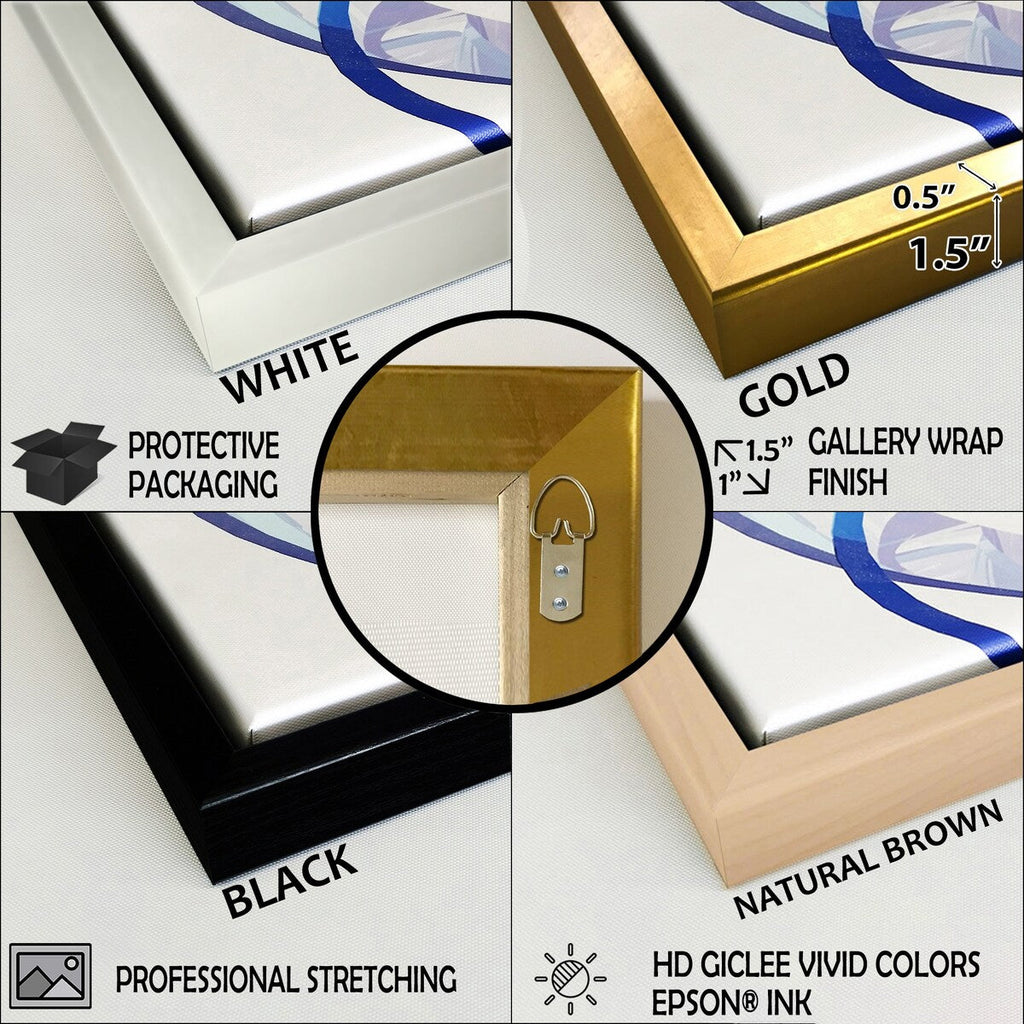 Décoration murale Designart Winter Meadow View Calmness II Meadow Grey - Art mural sur toile encadrée traditionnelle pour chambre à coucher