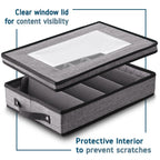 Contenants de rangement pour vaisselle StorageBud - Supports empilables pour assiettes, tasses, couverts, verres à pied et ensembles de plateaux