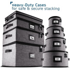 Contenants de rangement pour vaisselle StorageBud - Supports empilables pour assiettes, tasses, couverts, verres à pied et ensembles de plateaux