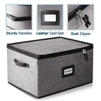 Contenants de rangement pour vaisselle StorageBud - Supports empilables pour assiettes, tasses, couverts, verres à pied et ensembles de plateaux