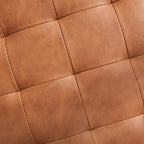 Pouf de rangement rond touffeté Donovan