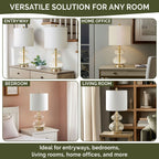 Lampe de table en verre courbé Ellipse, lot de 2