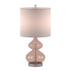 Lampe de table en verre courbé Ellipse, lot de 2