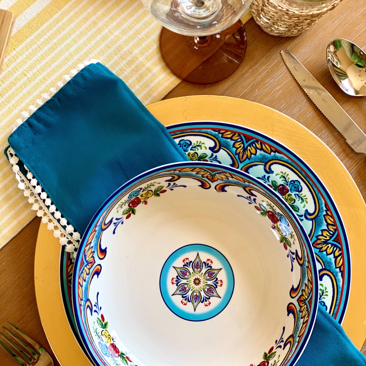 Service de table en grès Euro Ceramica Zanzibar 12/24 pièces