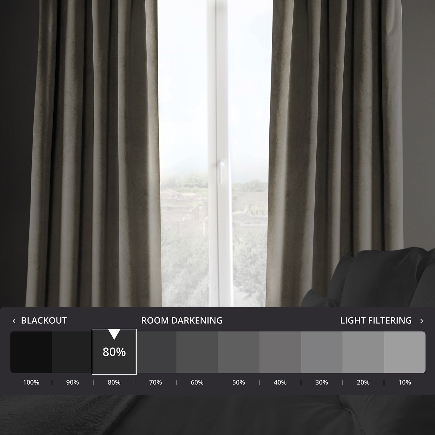 Rideaux occultants en velours pelucheux Heritage Exclusive Fabrics (1 panneau) Rideaux en velours de luxe pour chambre et salon.