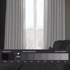 Rideau occultant extra large en velours moelleux Heritage de Exclusive Fabrics (1 panneau)