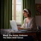 Rideau occultant en velours Signature Exclusive Fabrics (1 panneau)