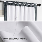 Rideau occultant en velours Signature Exclusive Fabrics (1 panneau)