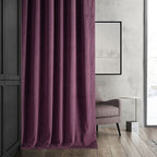 Rideau occultant en velours Signature Exclusive Fabrics (1 panneau)