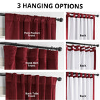 Rideau occultant en velours Signature Exclusive Fabrics (1 panneau)