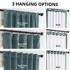 Rideau occultant en velours Signature Exclusive Fabrics (1 panneau)