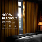 Rideau occultant en velours Signature Exclusive Fabrics (1 panneau)