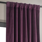 Rideau occultant en velours Signature Exclusive Fabrics (1 panneau)
