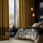 Rideau occultant en velours Signature Exclusive Fabrics (1 panneau)