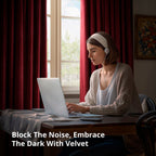 Rideau occultant en velours Signature Exclusive Fabrics (1 panneau)