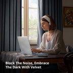 Rideau occultant en velours Signature Exclusive Fabrics (1 panneau)