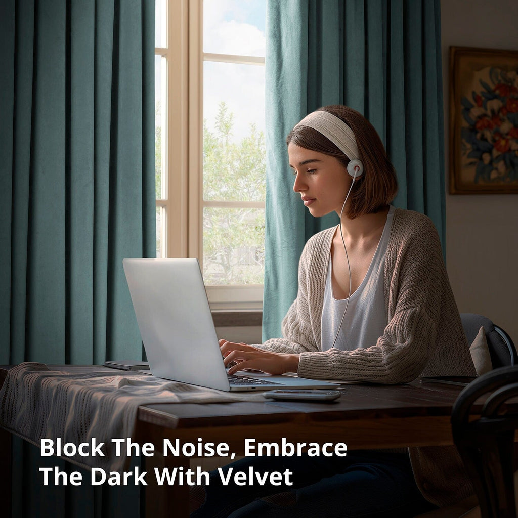 Rideau occultant en velours Signature Exclusive Fabrics (1 panneau)