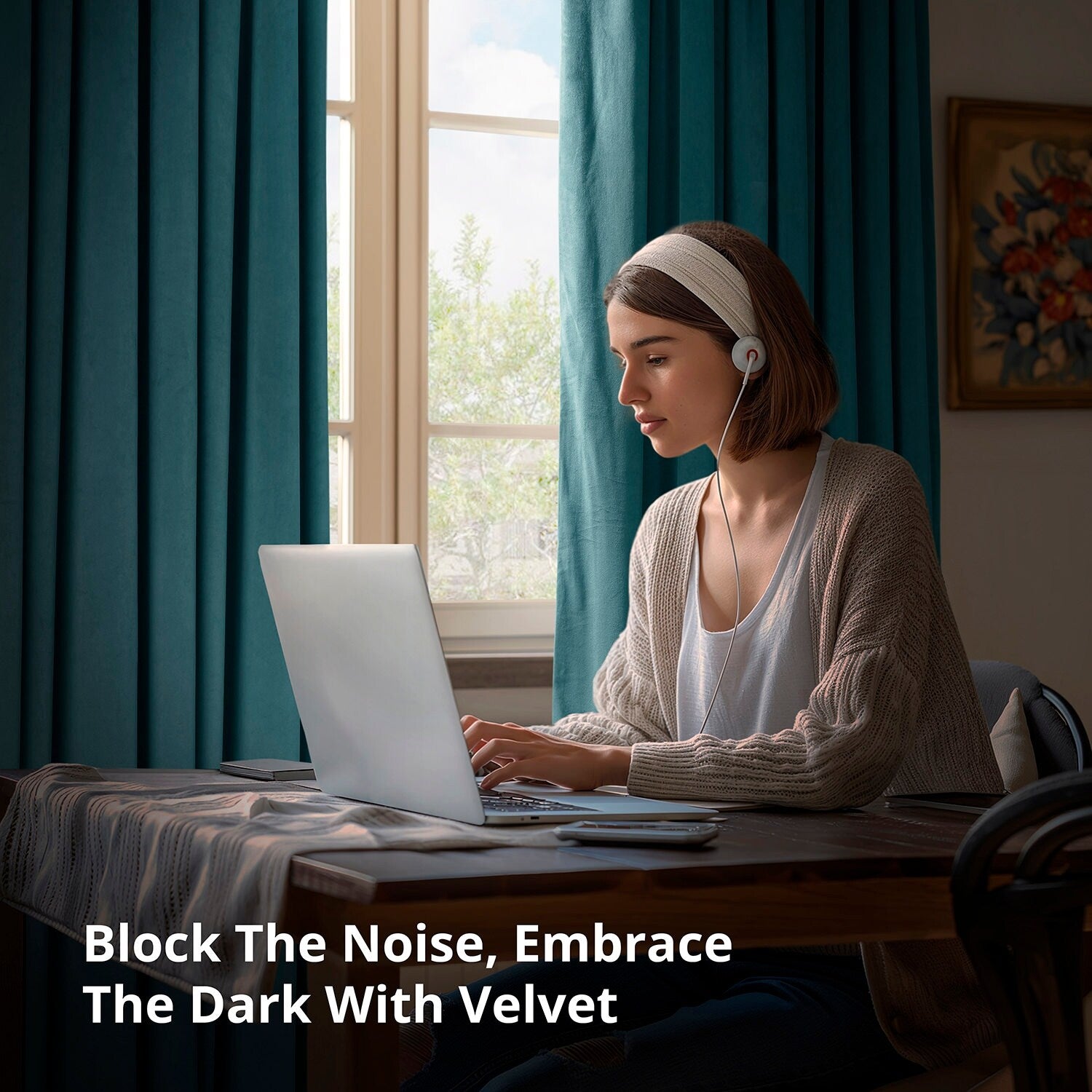 Rideaux occultants extra larges en velours Signature Exclusive Fabrics (1 panneau) - Rideaux occultants luxueux