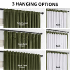 Rideaux occultants extra larges en velours Signature Exclusive Fabrics (1 panneau) - Rideaux occultants luxueux