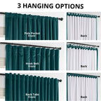 Rideaux occultants extra larges en velours Signature Exclusive Fabrics (1 panneau) - Rideaux occultants luxueux